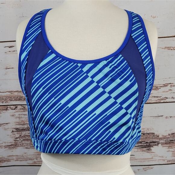 Athleta Sting Stunner Sports Bra Blue XL - Picture 1 of 7